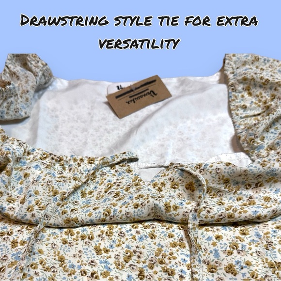 💥HP💥NWT Vernacular Peasant Style Midi Dress in Antique Floral Print. Size Small - Picture 9 of 13